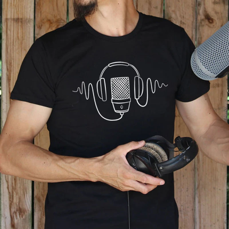 tee-shirt preneur de son