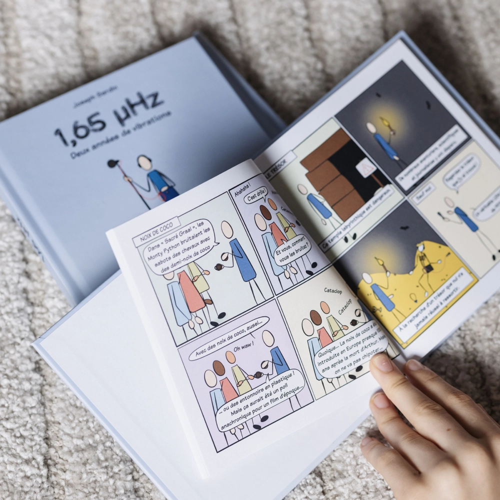 La BD 1,65 µHz - Deux années de vibrations, photo 7