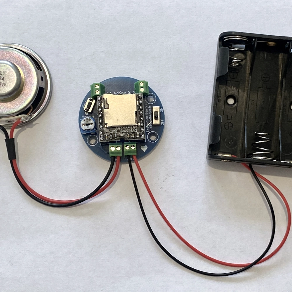 Petit lecteur audio Exposi'Son en kit, pour Education, photo 2