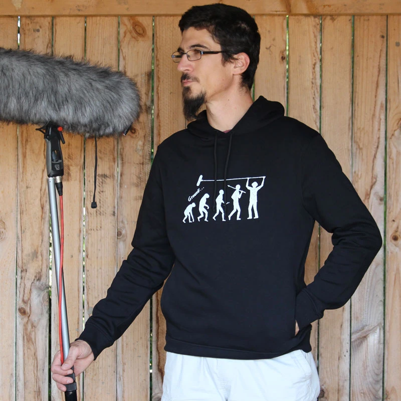 Sweatshirt en coton, avec un dessin sonore imprimé, photo 7