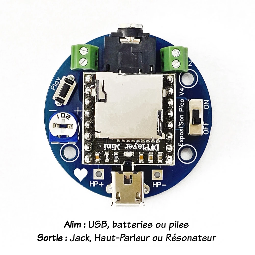 Petit lecteur audio Exposi'Son Pico