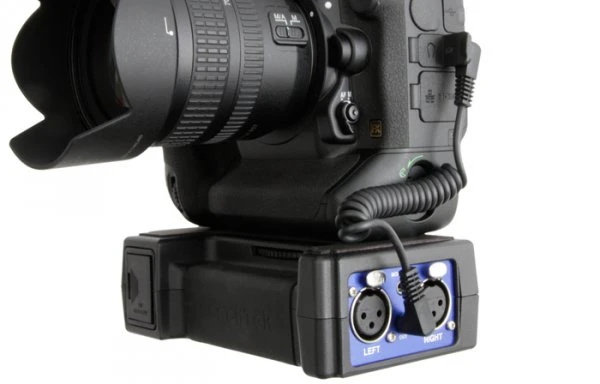 Beachtek dxa slr pro adaptateur audio xlr mixette pour reflex numerique et camera