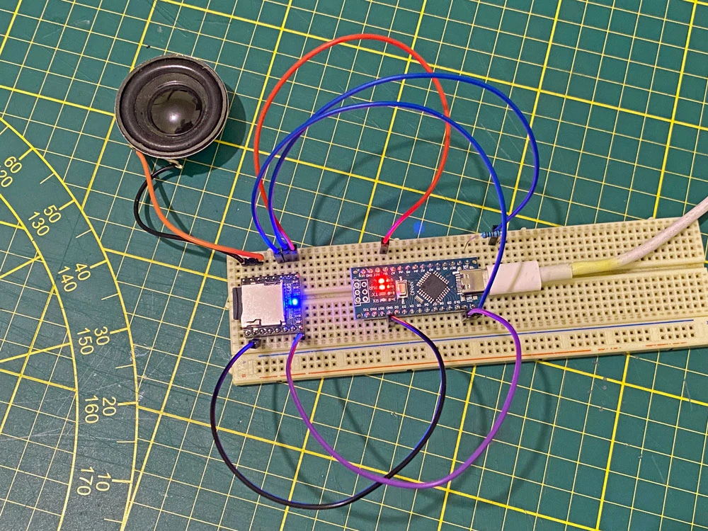 Prototypage dfplayer mini arduino