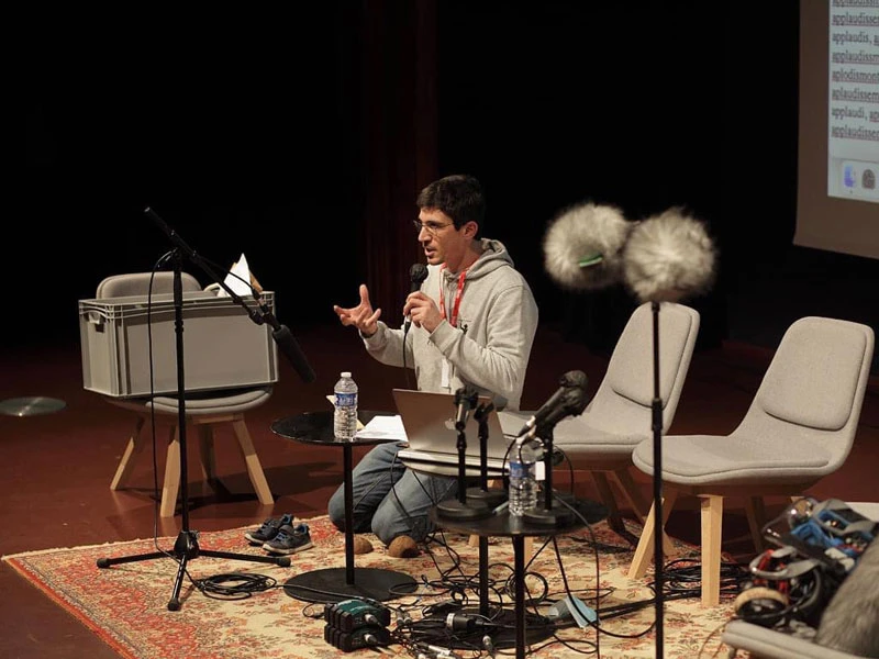 2 conference sur le bruitage festival de la radio et de ecoute brest
